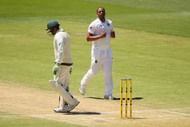 ADELAIDE, AUSTRALIA - NOVEMBER 26:  Vernon Philander of South Africa celebrates dismissing Usman Khawaja of Australia during day three of the Third Test match between Australia and South Africa at Adelaide Oval on November 26, 2016 in Adelaide, Australia.  (Photo by Cameron Spencer/Getty Images)